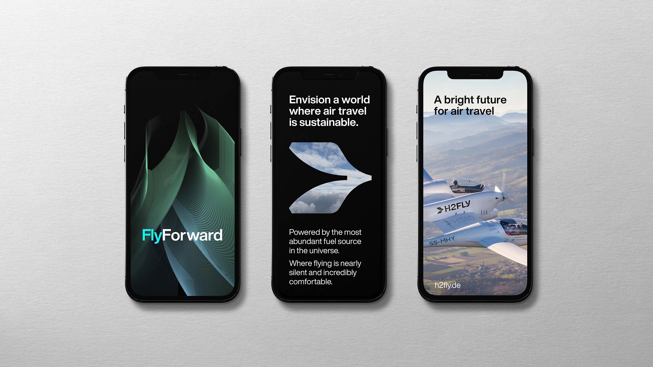 H2FLY 3 Phone Social Media