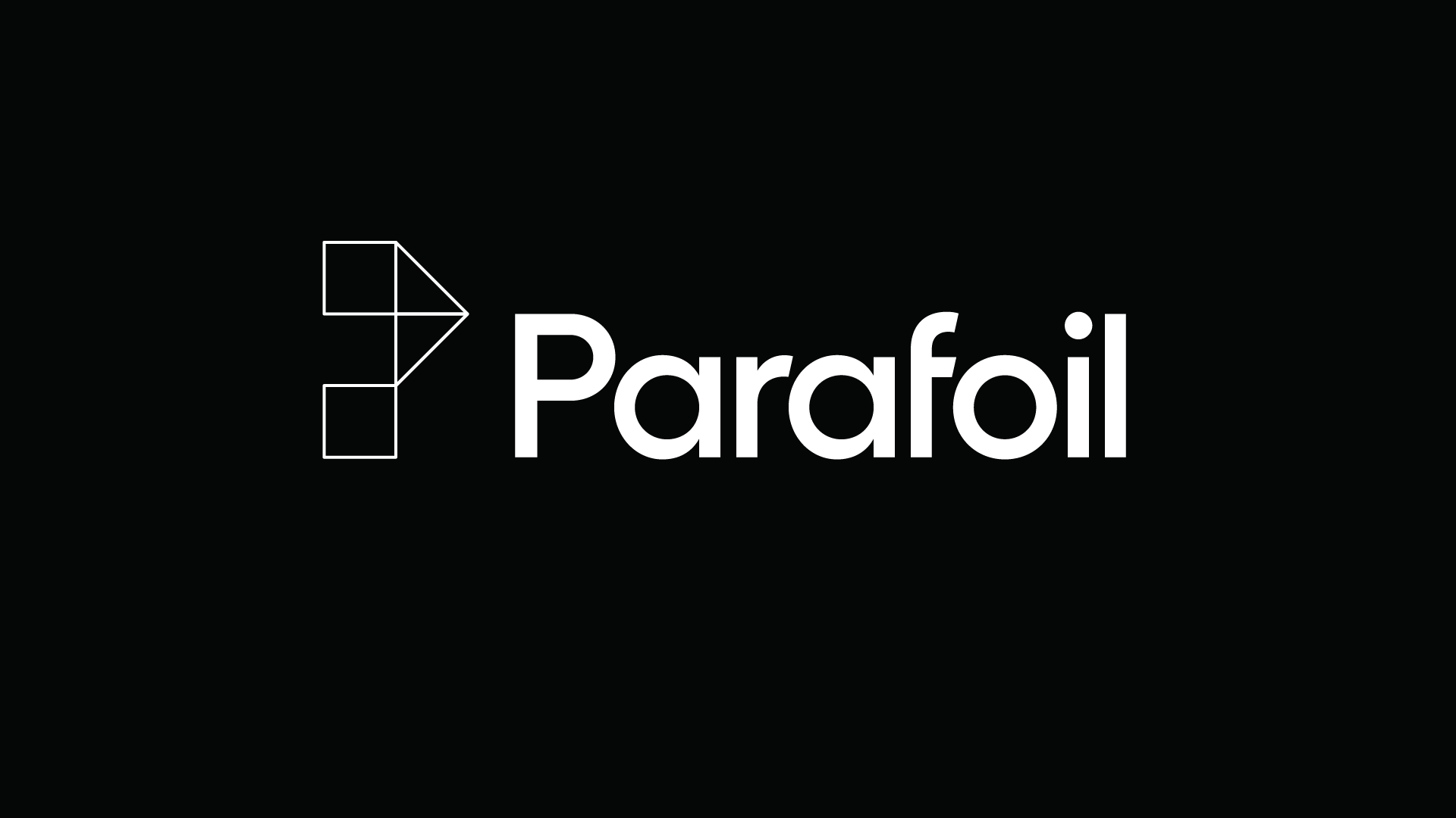 Parafoil Black and White logo