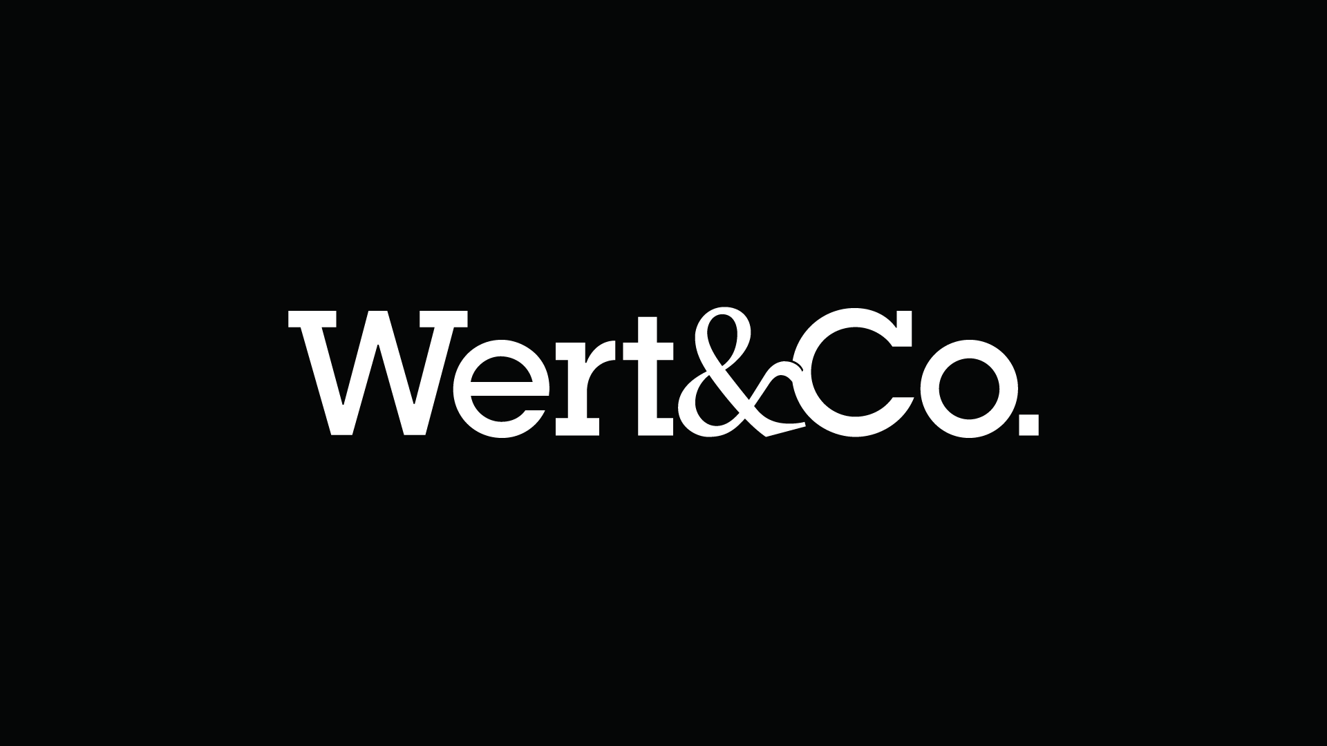 Wert Black Logo