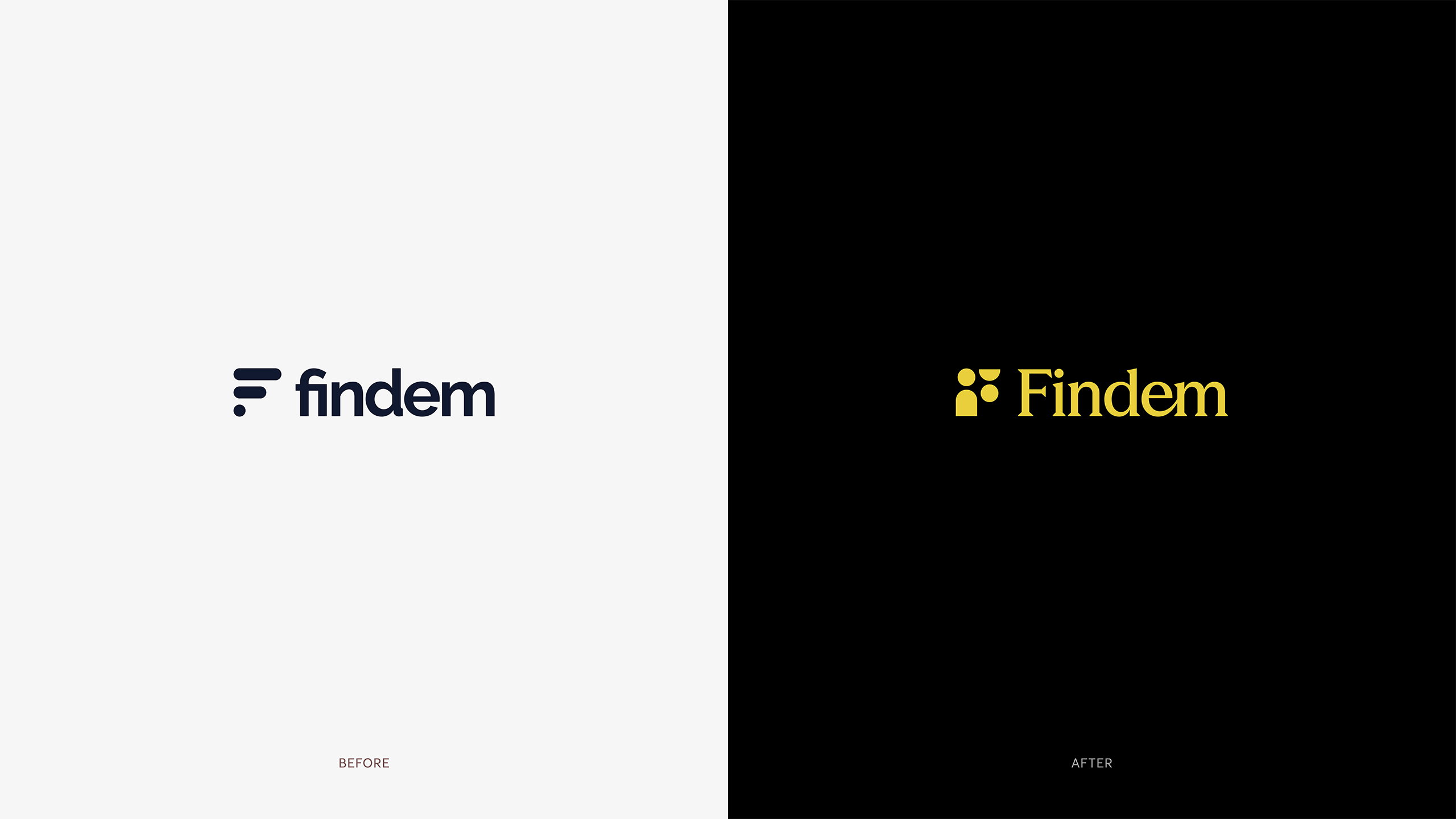 Findem Logos Before and After