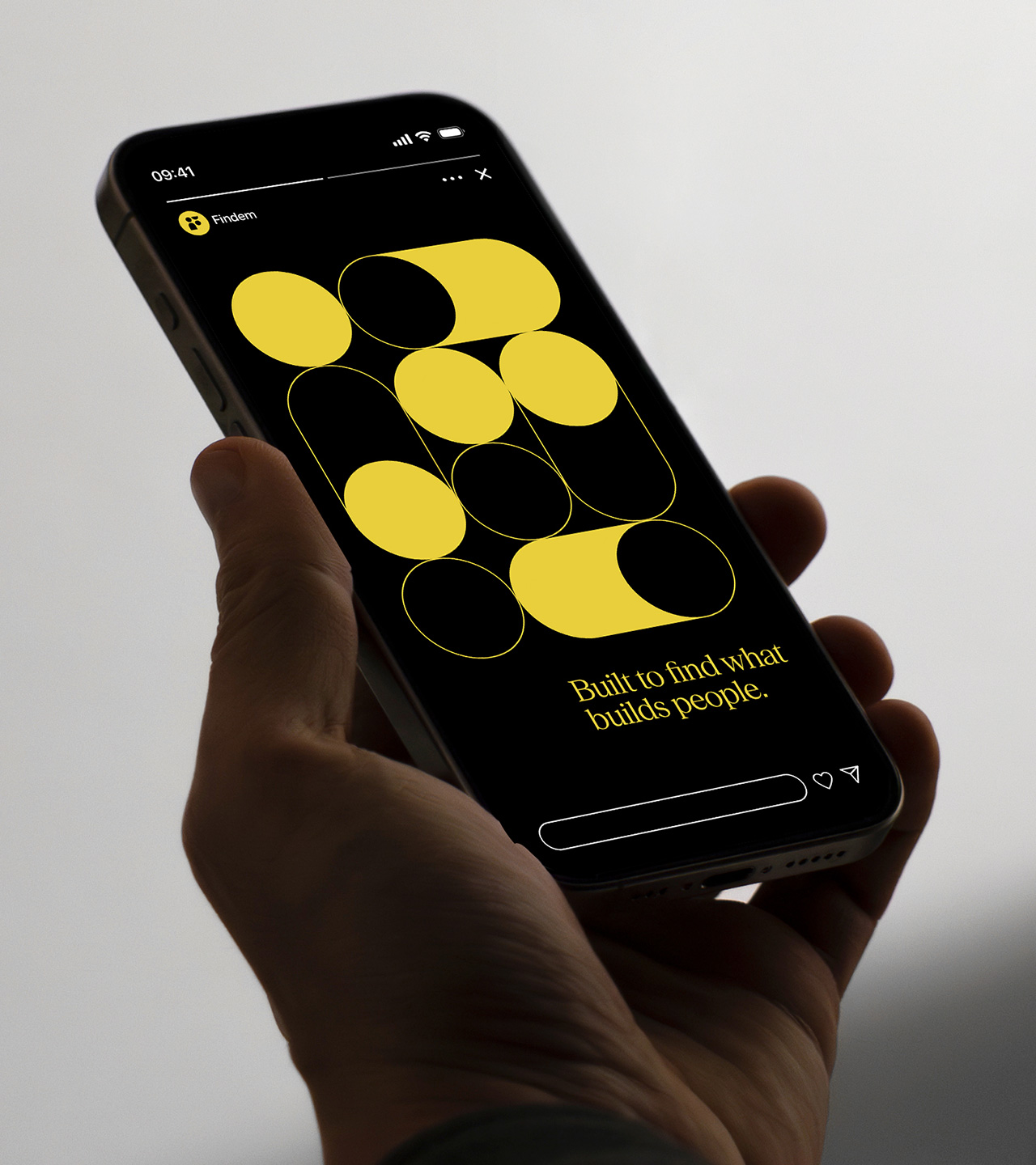 Findem pattern on mobile